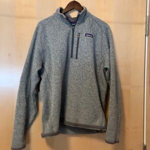 1/4 Zip Grey Patagonia Fleece